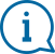 ícone de uma letra i dentro de um símbolo de diálogo