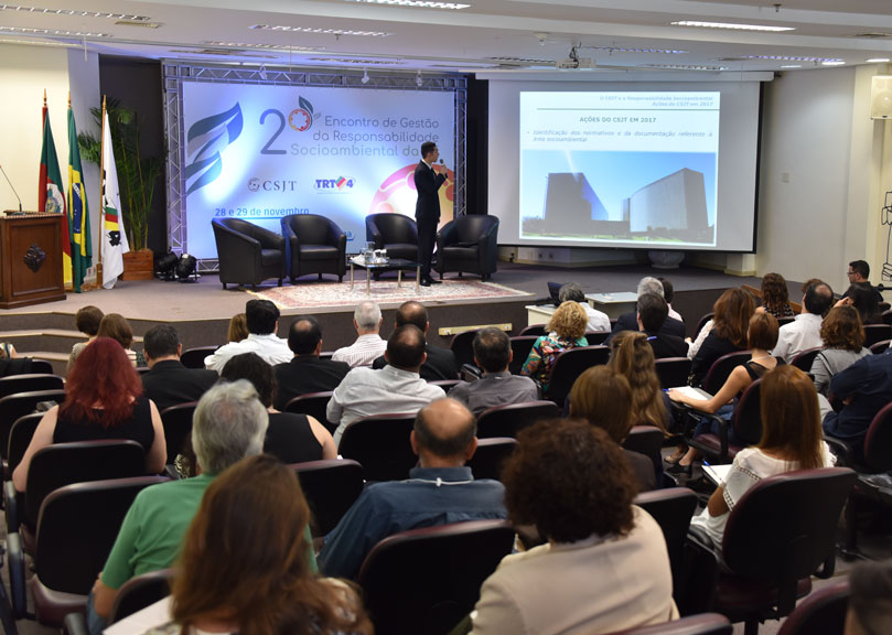 Evento de Gestão de Responsabilidade Socioambiental reuniu participantes de todo o País.