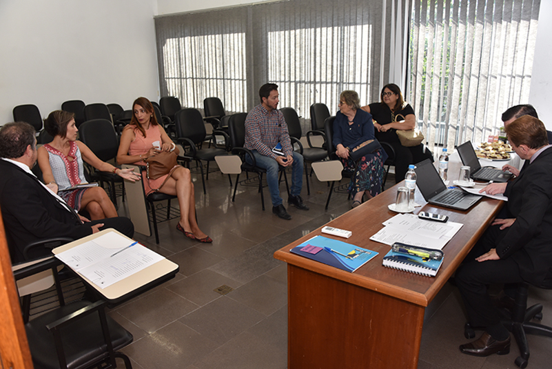 Ato de posse na sede da Femargs