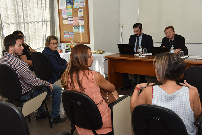 Ato de posse na sede da Femargs