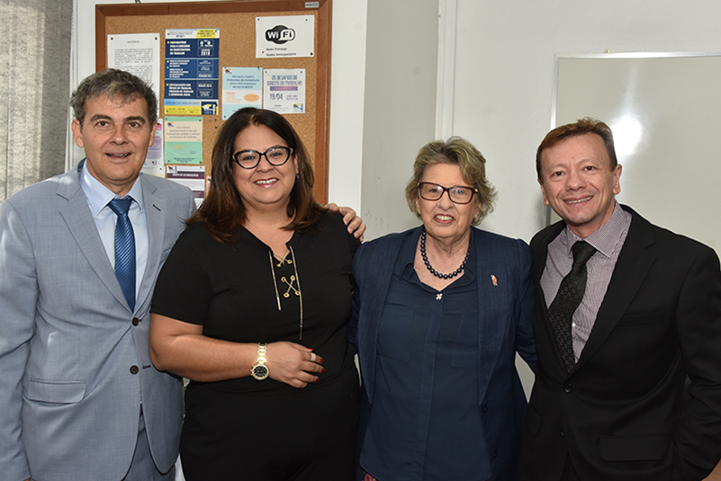 Ricardo Fraga, Janaína Silva, Vania Mattos e Marcelo D'Ambroso