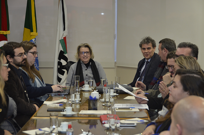 Fórum de Relações Institucionais se reúne no salão-nobre da Presidência do TRT-RS