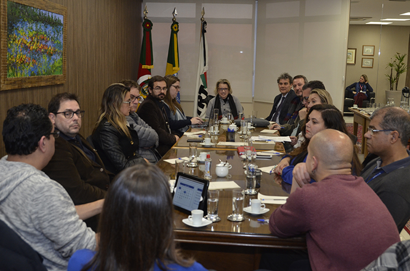Fórum de Relações Institucionais se reúne no salão-nobre da Presidência do TRT-RS