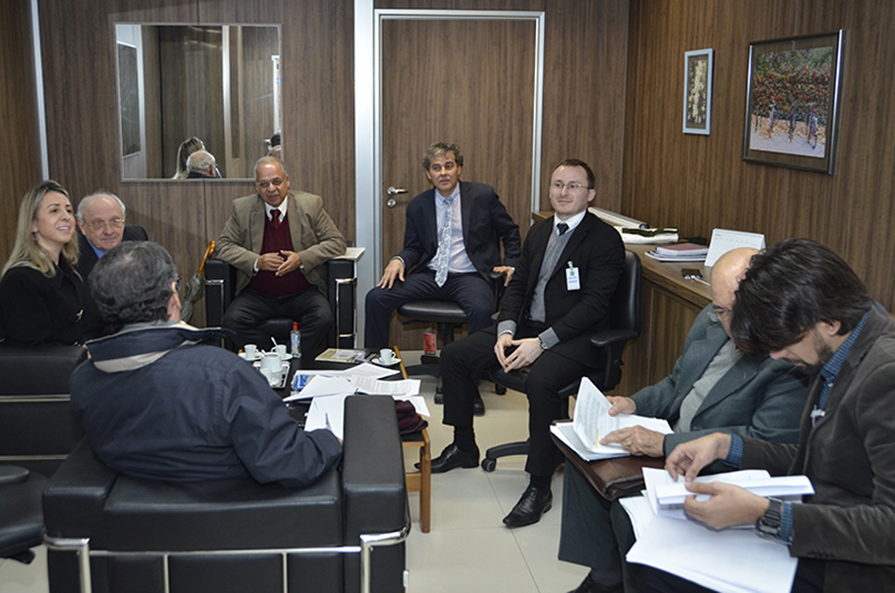 Fotografia da audiência em que as partes chegaram ao acordo