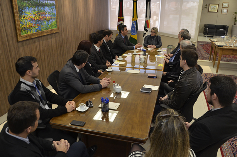 Reunião no Salão Nobre da Presidência