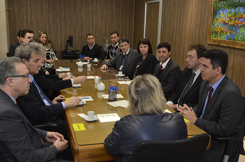 Reunião no Salão Nobre da Presidência