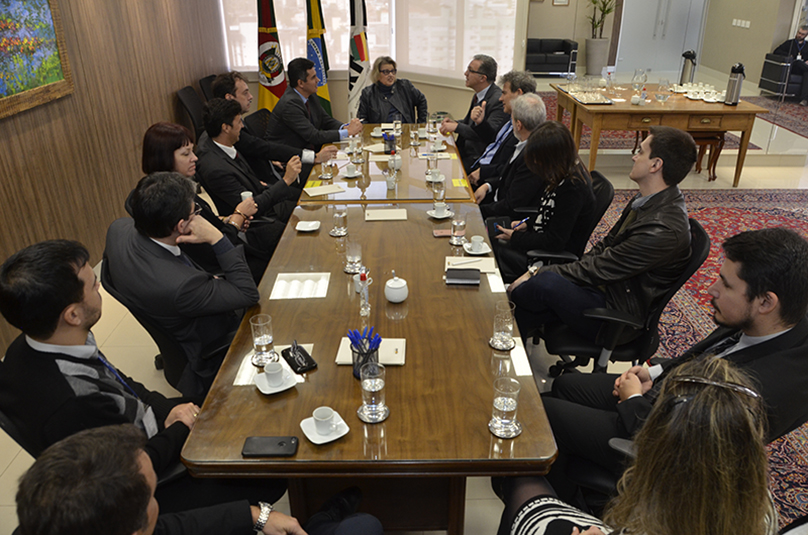 Reunião no Salão Nobre da Presidência
