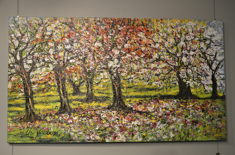 Imagem de um quadro da artista