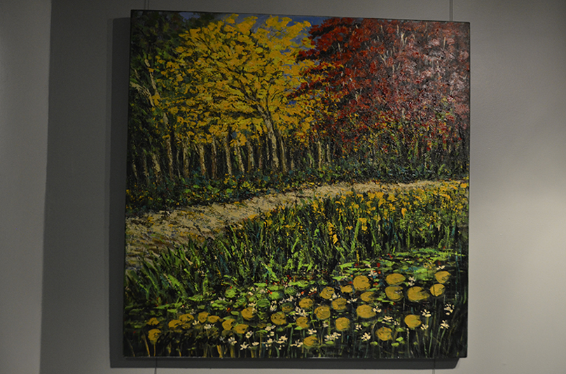Imagem de um quadro da artista