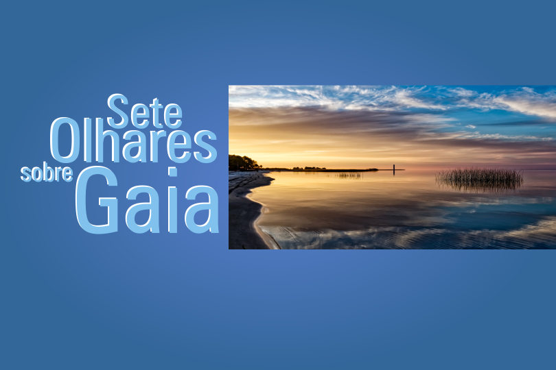 Cartaz da exposição "Sete Olhares sobre Gaia", que inaugurará no TRT-RS.