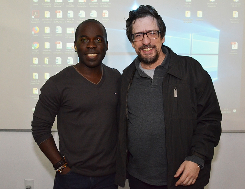 Foto posada do professor Edileny e do desembargador Luiz Alberto de Vargas