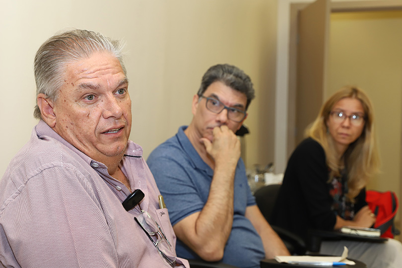 Ari Antônio Heck, à esquerda