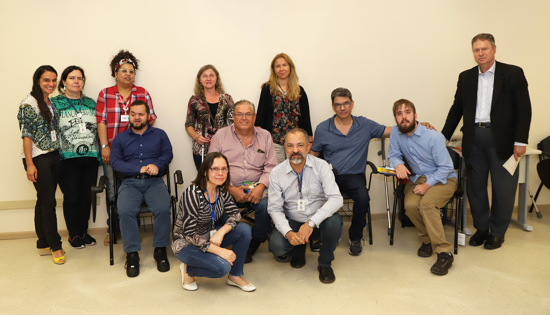 Foto posada de alguns dos presentes na atividade