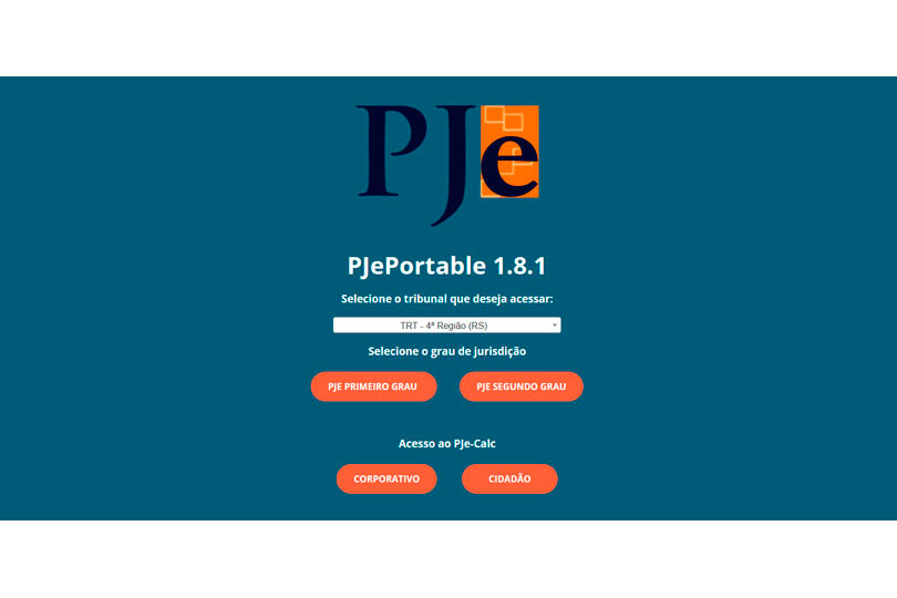 imagem da tela inicial do programa