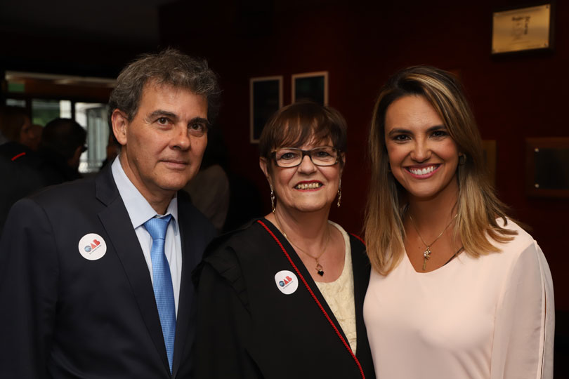 Desembargador Ricardo Carvalho Fraga participa da posse de Ricardo Breier como presidente da OAB/RS.