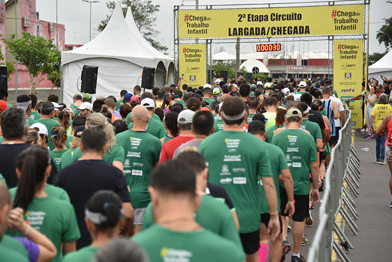 Foto da corrida de rua de 2019