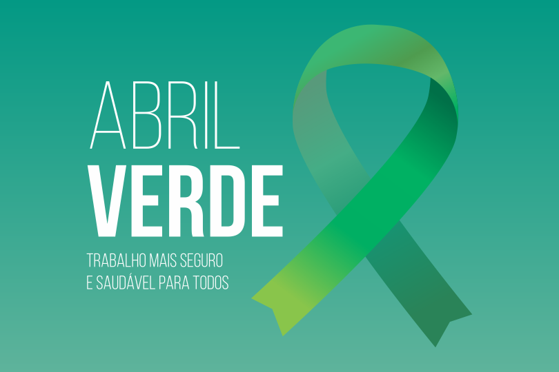 Logo da campanha Abril Verde