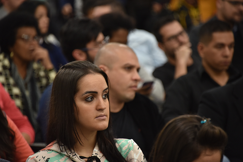 Presidente Vania ministrou aula magna do curso de Direito da Universidade Estácio de Sá, em Porto Alegre