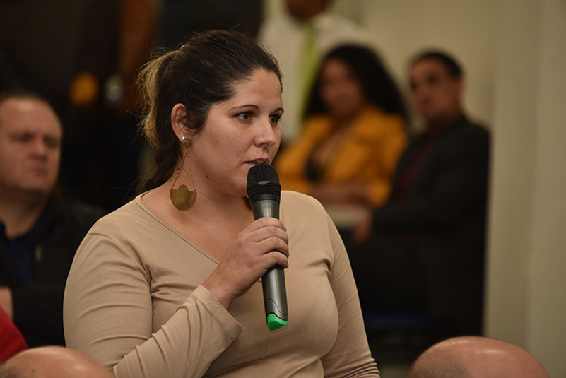 Presidente Vania ministrou aula magna do curso de Direito da Universidade Estácio de Sá, em Porto Alegre