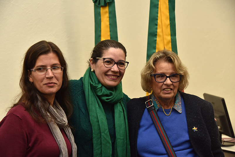 Presidente Vania ministrou aula magna do curso de Direito da Universidade Estácio de Sá, em Porto Alegre