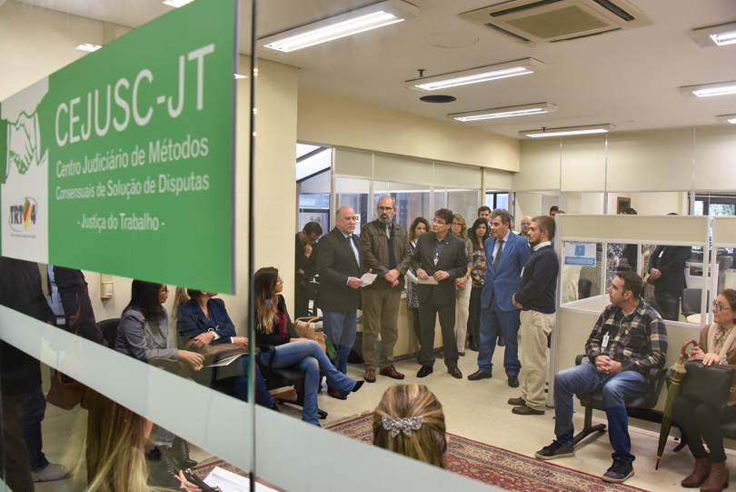 Cerimônia de encerramento da Semana da Conciliação