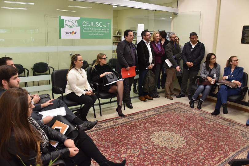 Cerimônia de encerramento da Semana da Conciliação