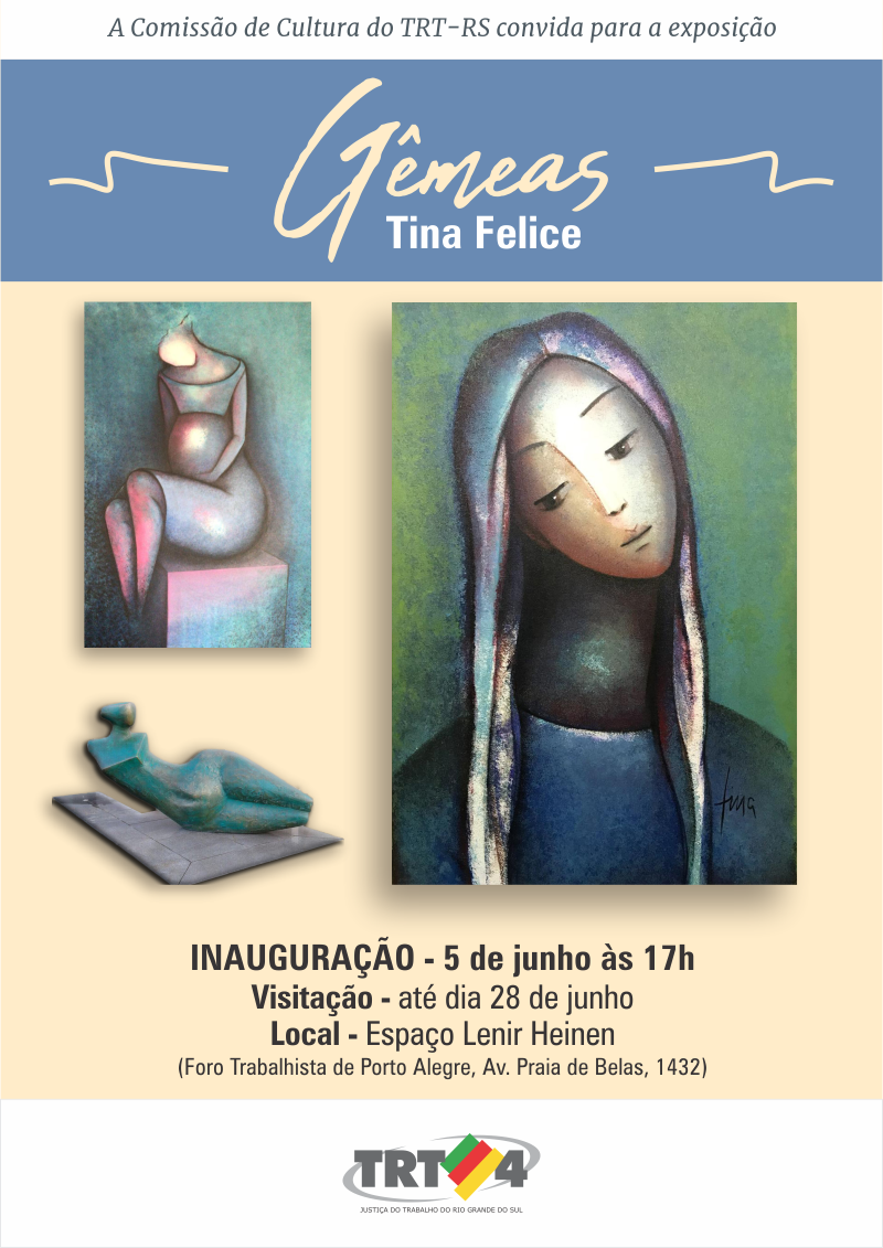 Arte com informações da exposição.