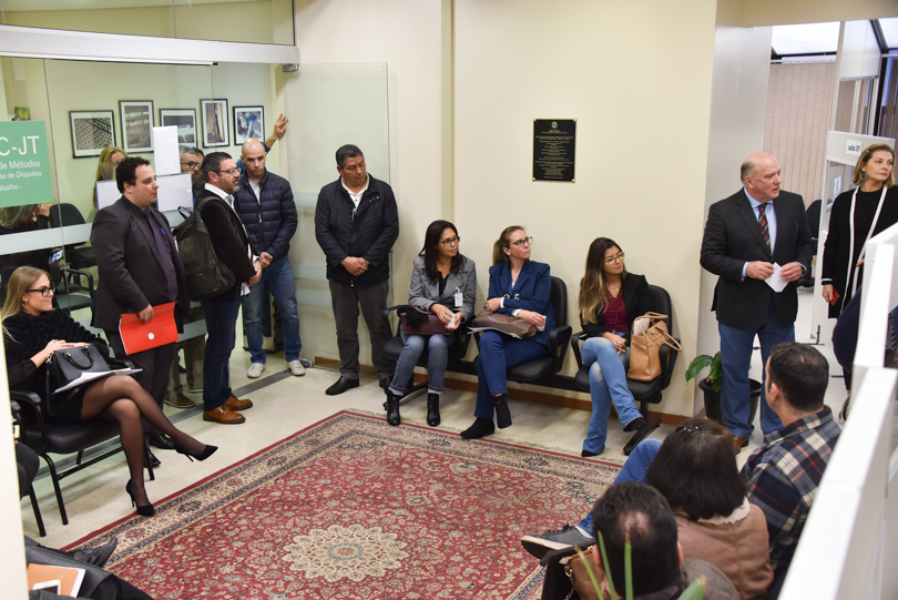 Cerimônia de encerramento da Semana da Conciliação