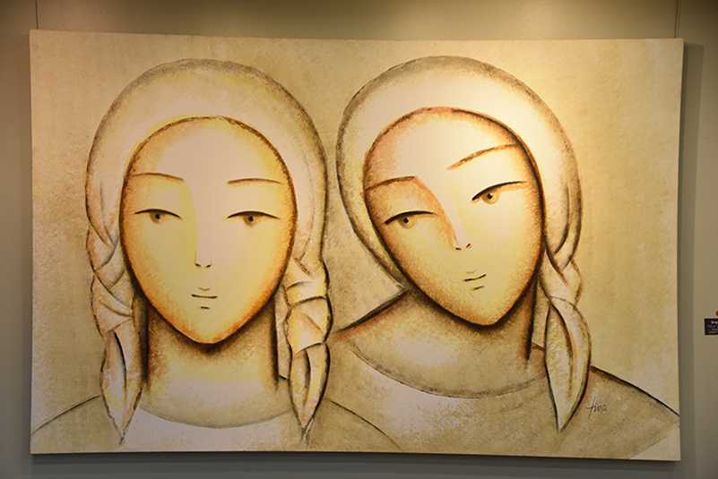 Inauguração da exposição "Gêmeas"