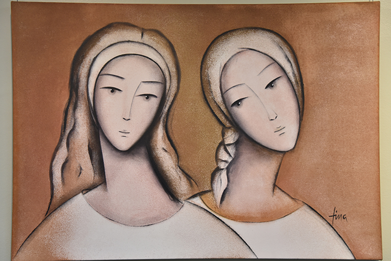 Inauguração da exposição "Gêmeas"