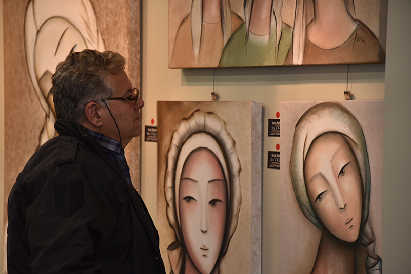 Inauguração da exposição "Gêmeas"