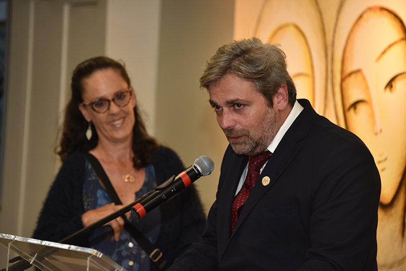 Inauguração da exposição "Gêmeas"