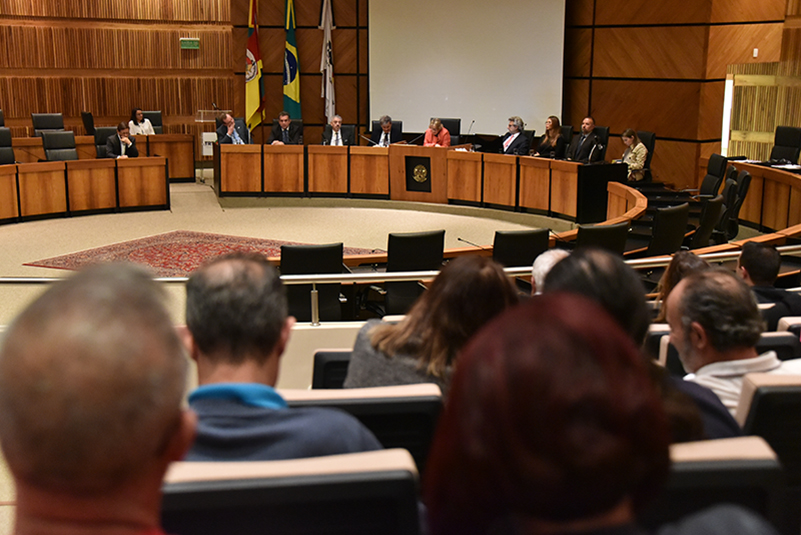 Audiência coletiva no TRT-RS
