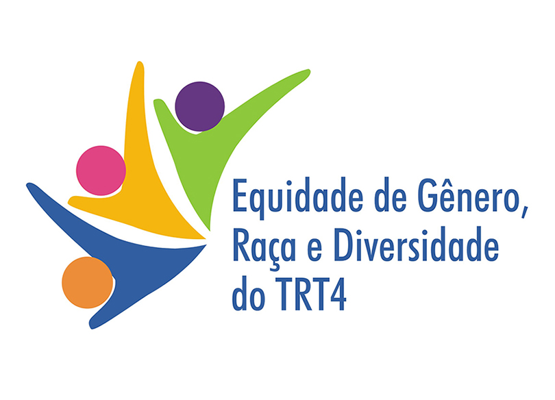 Logo do Comitê de Equidade de Gênero, Raça e Diversidade do TRT-RS.