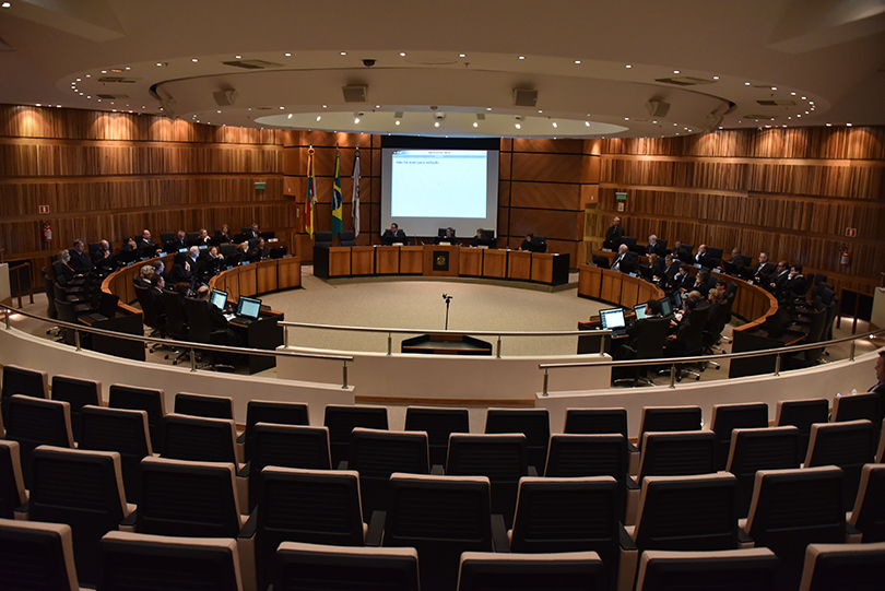 Foto da sessão do Pleno do TRT-RS