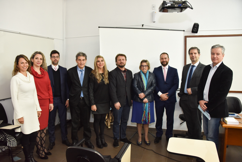 Foto posada dos participantes do evento.