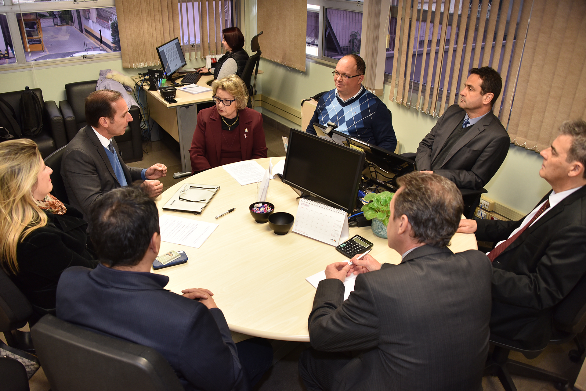 Audiência de conciliação no Cejusc-JT