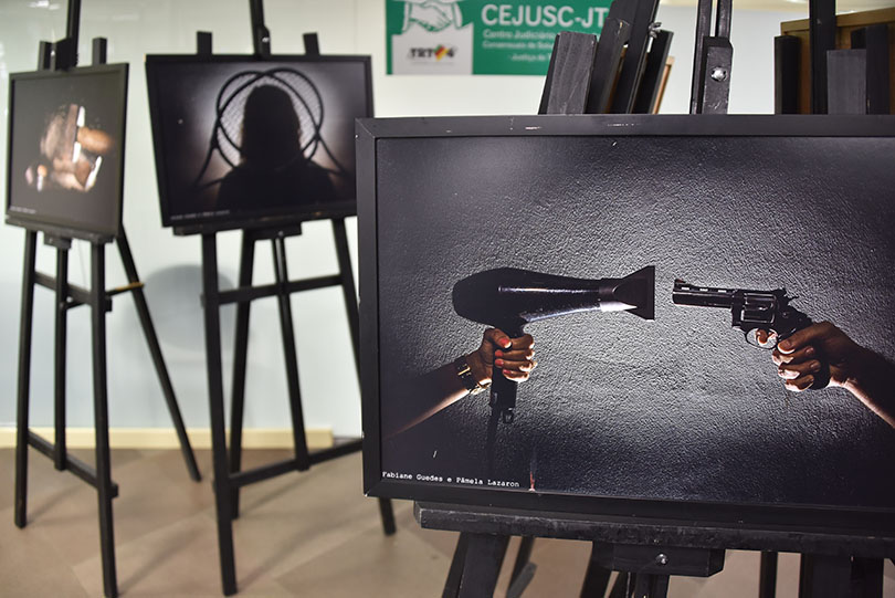 cerimônia de inauguração da exposição