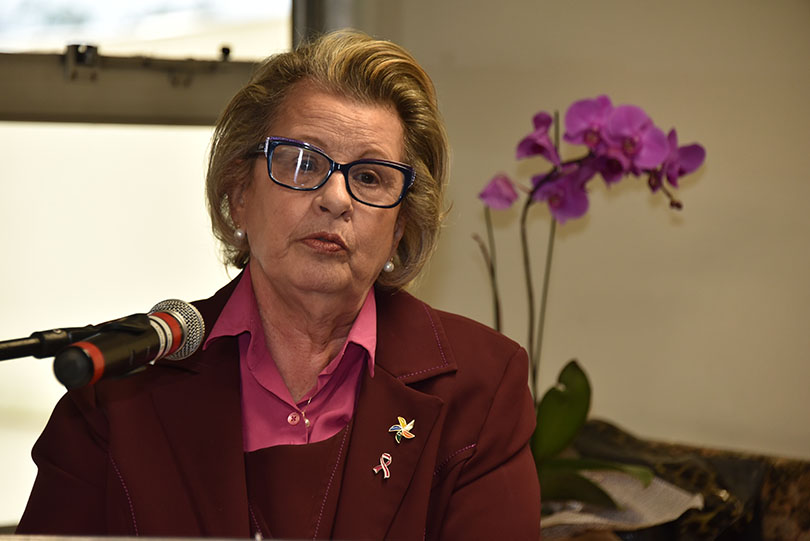 cerimônia de inauguração da exposição