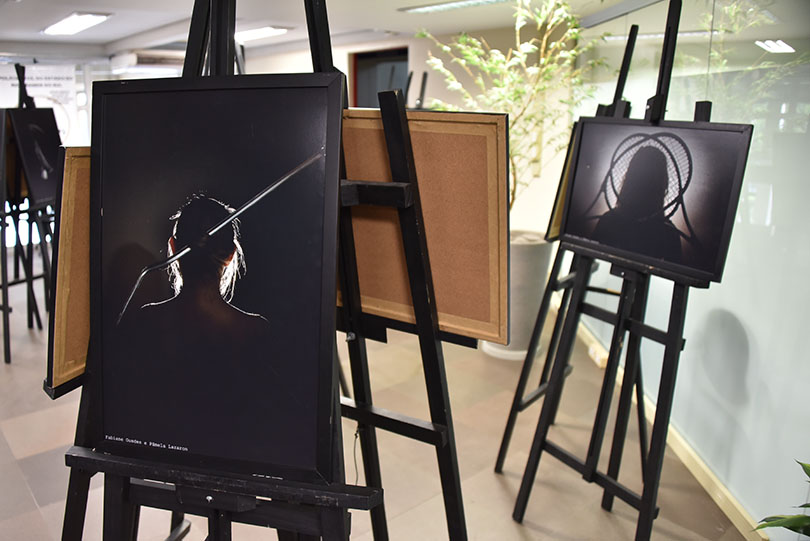 cerimônia de inauguração da exposição