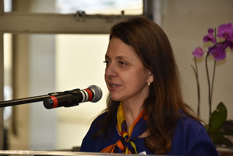 cerimônia de inauguração da exposição