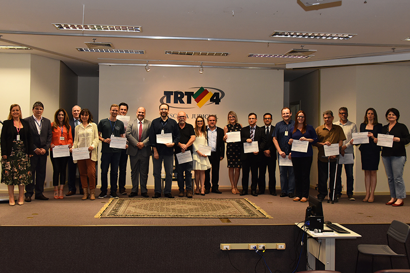 Formatura dos novos conciliadores