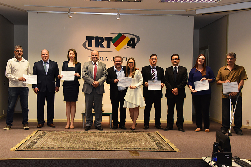 Formatura dos novos conciliadores