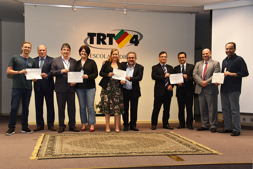 Formatura dos novos conciliadores