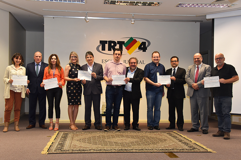 Formatura dos novos conciliadores