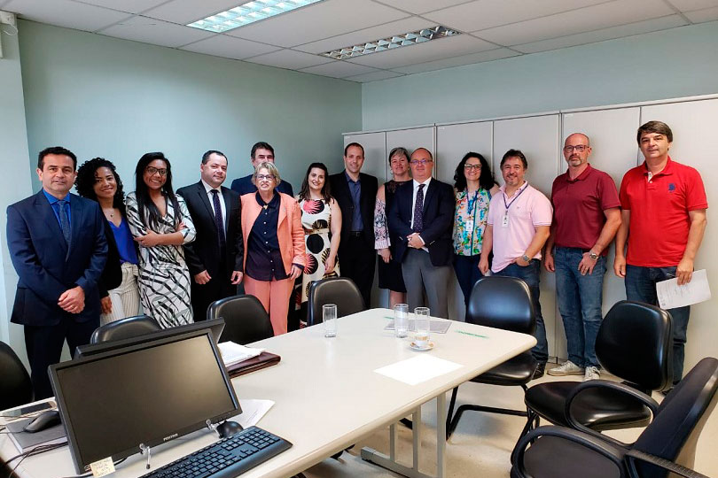 Foto posada dos participantes da audiência.