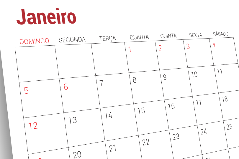 Imagem de um calendário.