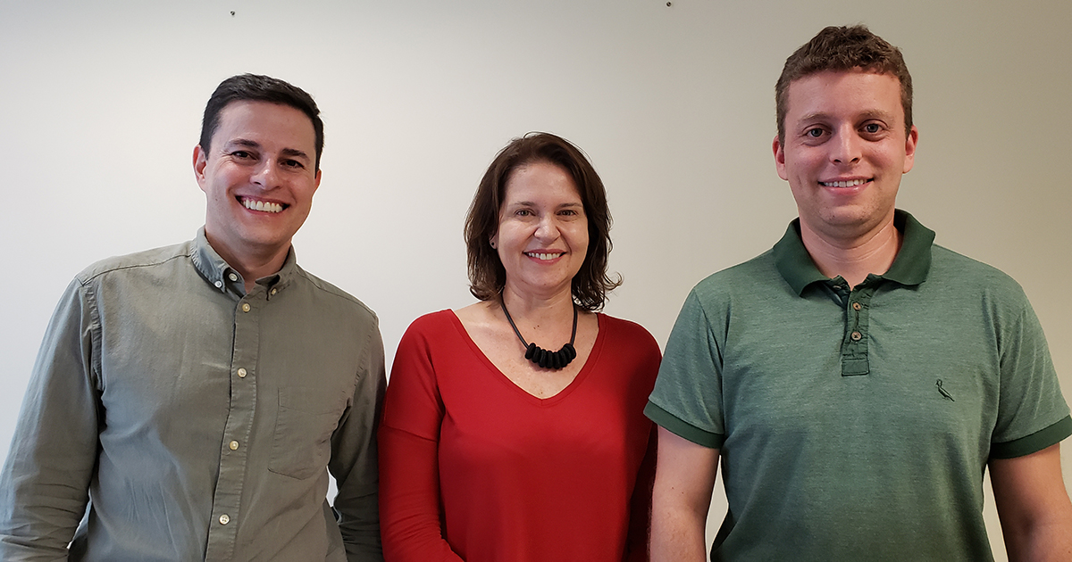 Servidores Paulo do Carmo, Luciana Passos e Felipe Levin