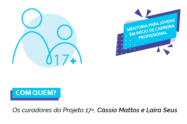 Arte com informações da palestra