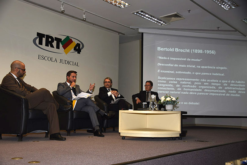 Oscar Krost, Rodrigo Trindade de Souza, Paulo Joarês Vieira e Paulo Leal